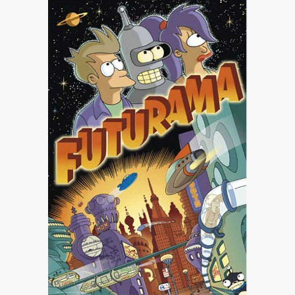 Αφίσες Anime, Animation - Futurama, Cityscape