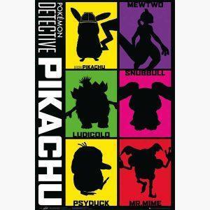 Αφίσες Anime, Animation - Detective Pikachu, Characters