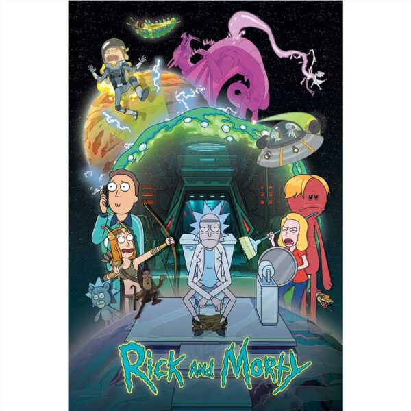 Αφίσες Anime, Animation - Rick and Morty (Toilet Adventure)