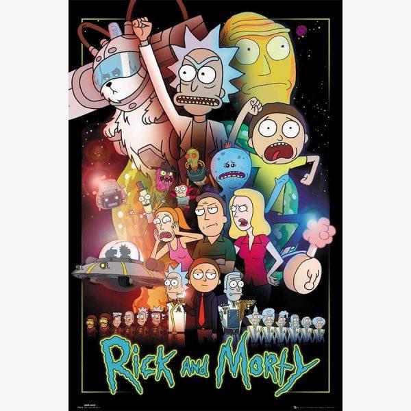 Αφίσες Anime, Animation - Rick and Morty, Wars
