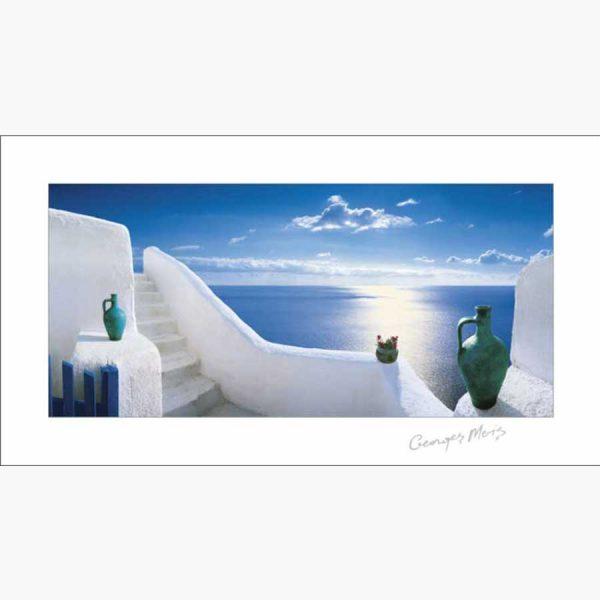Αφίσες Ελληνικά Τοπία - George Meis White Steps