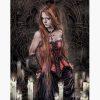 Αφίσες Φαντασίας – Victoria Frances, Gothic Girl Wearing Red Basque