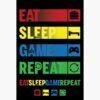 Αφίσες Gaming – Eat Sleep Game Repeat
