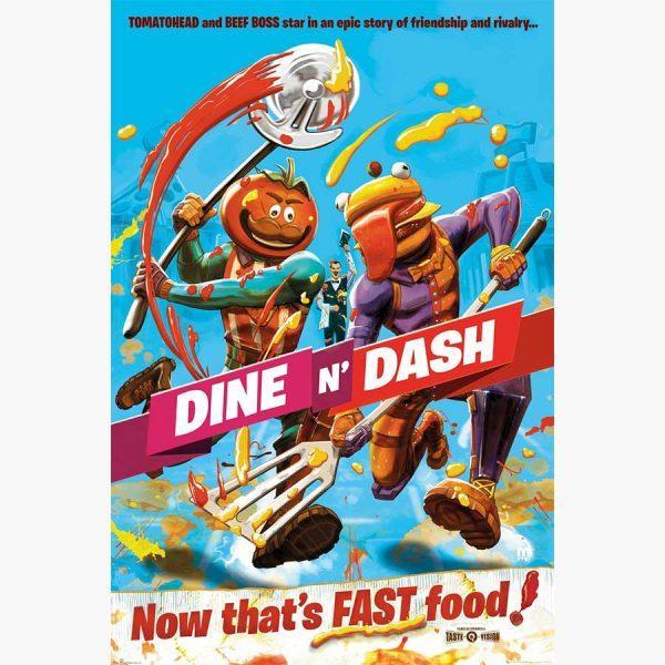 Αφίσες Gaming - Fortnite, Dine N Dash