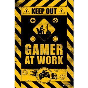 Αφίσες Gaming - Gamer at Work