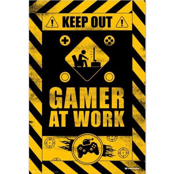 Αφίσες Gaming - Gamer at Work