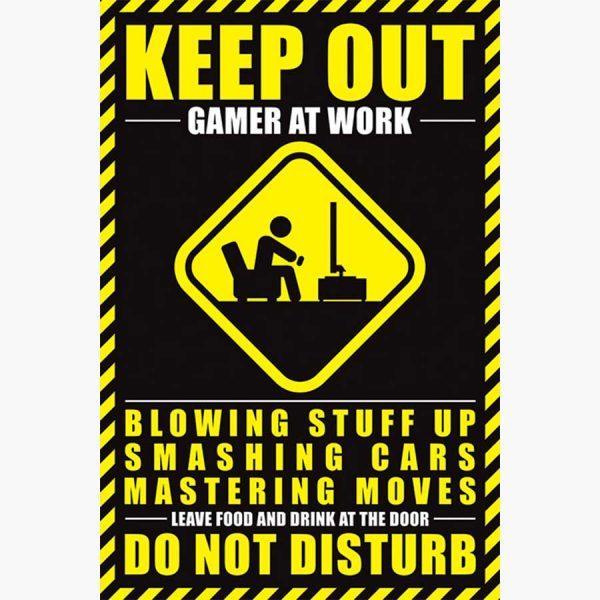 Αφίσες Gaming - Gamer At Work