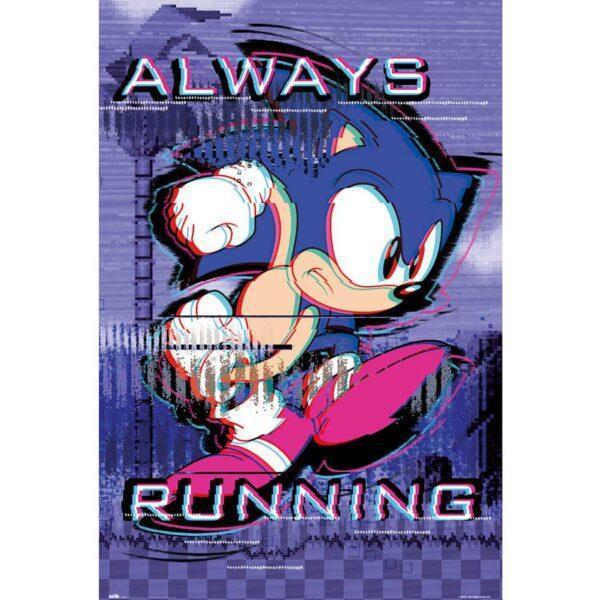 Αφίσες Gaming - Sonic, Always running