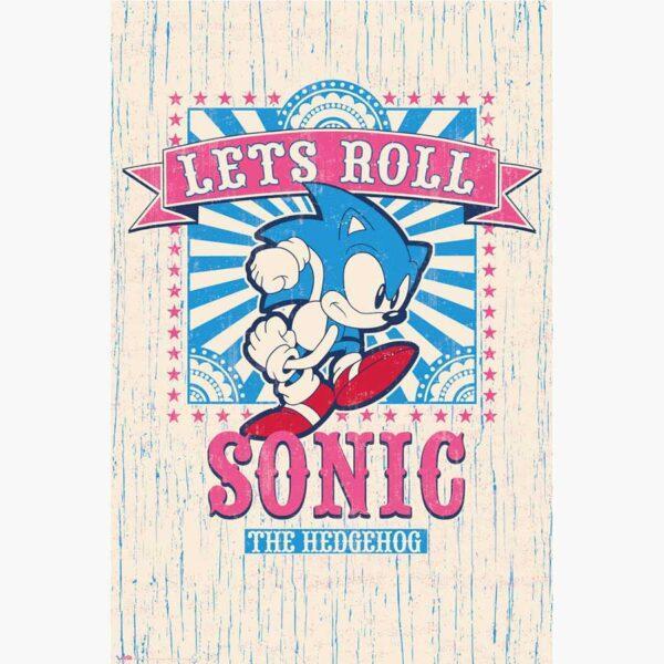 Αφίσες Gaming - Sonic the Hedgehog, Let's Roll