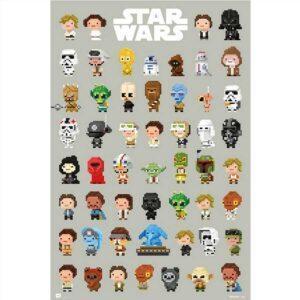 Αφίσες Gaming - Star Wars, 8 bit characters