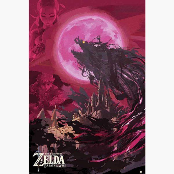 Αφίσες Gaming - The Legend Of Zelda, Breath Of The Wild (Ganon Blood Moon)
