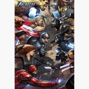 Αφίσες Marvel, Dc, Super Heroes - Avengers Gamerverse (Face Off)