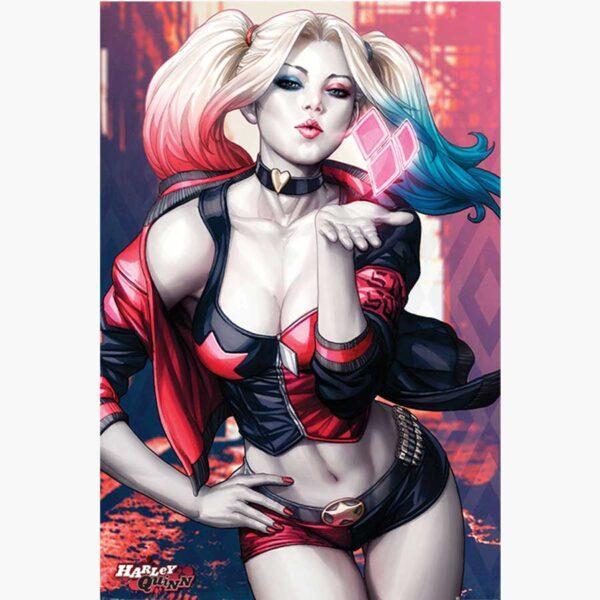 Αφίσες Marvel, Dc, Super Heroes – Harley Queen, Kiss