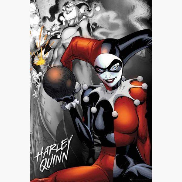 Αφίσες Marvel, Dc, Super Heroes - Harley Quinn, Quinn The Bomb