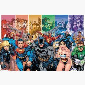 Αφίσες Marvel, Dc, Super Heroes - DC Comics Justice League Characters