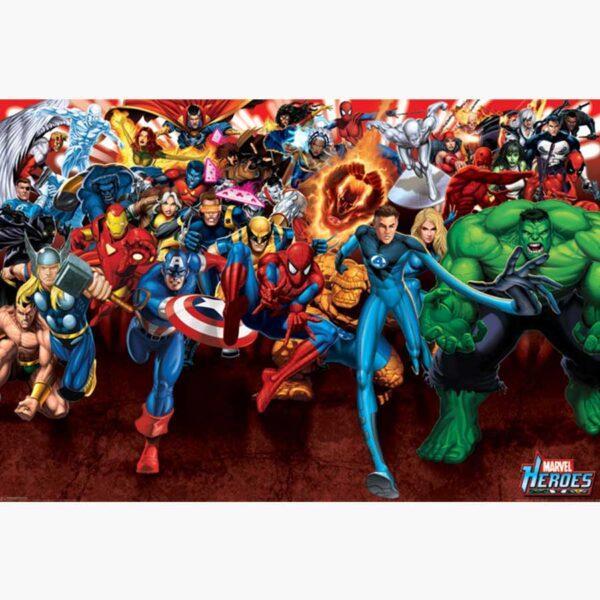 Αφίσες Marvel, Dc, Super Heroes - Attack! Marvel Heroes