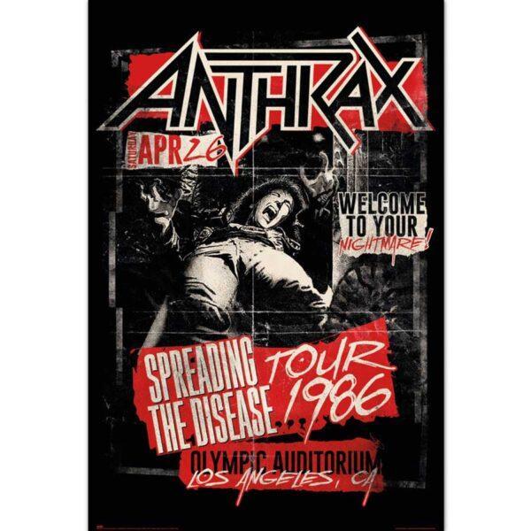 Αφίσες Μουσικής Heavy Metal, Rock - Anthrax, Spreading the disease