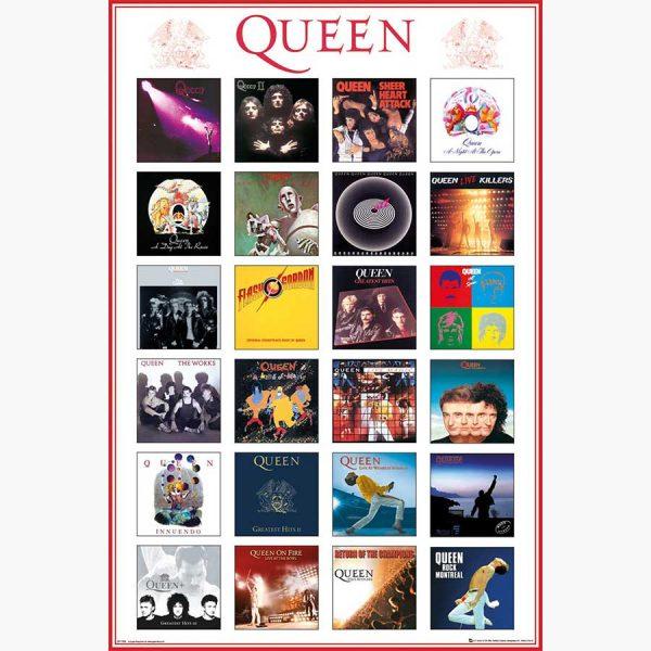 Αφίσες Μουσικής Old Bands & Singers - Queen, Album Covers