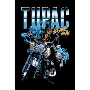 Αφίσες Μουσικής Pop, Rnb, Rap - Tupac Shakur (All Eyez Motorcycle)