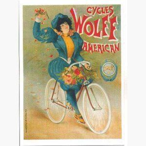 Αφίσες Παλιές Διαφημίσεις - Cycles Wolff American