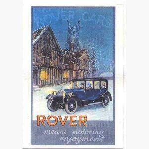 Αφίσες Παλιές Διαφημίσεις - Rover