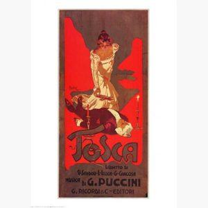 Αφίσες Παλιές Διαφημίσεις - Puccini, Tosca