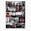 Αφίσες Τοπία, Πόλεις – London Collage
