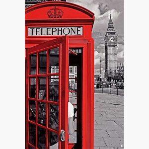 Αφίσες Τοπία, Πόλεις - London, Red Telephone Box
