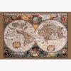 Αφίσες Χάρτες – 17th Century World Map (Gold Ink)