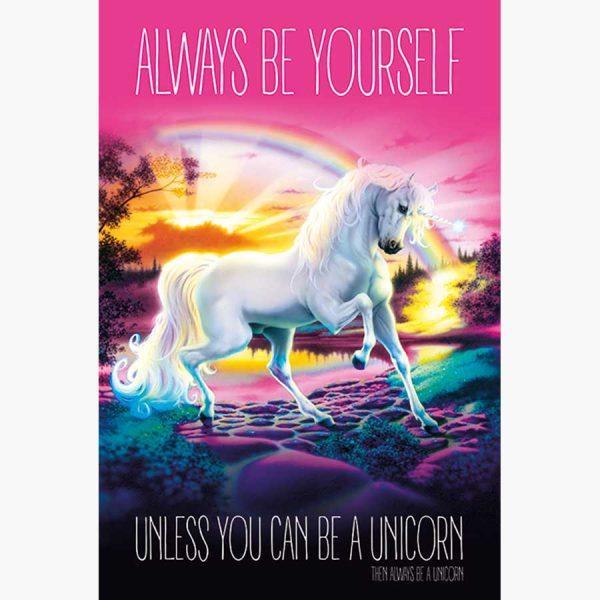 Αφίσες Χιουμοριστικές - Unicorn, Always be yourself