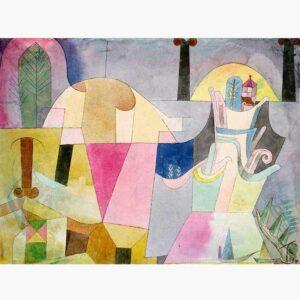 Αναπαραγωγές Ξένων Ζωγράφων σε καμβά - Paul Klee Black Columns in a Landscape