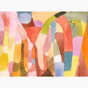Αναπαραγωγές Ξένων Ζωγράφων σε καμβά - Paul Klee Movement of Vaulted Chambers