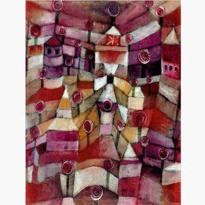 Αναπαραγωγές Ξένων Ζωγράφων σε καμβά - Paul Klee Rose Garden