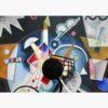Αναπαραγωγές Ξένων Ζωγράφων σε καμβά – Wassily Kandinsky A Center (detail)