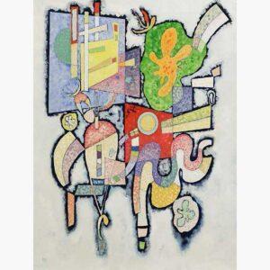 Αναπαραγωγές Ξένων Ζωγράφων σε καμβά - Wassily Kandinsky Complexité simple