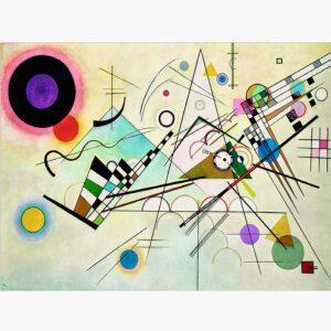 Αναπαραγωγές Ξένων Ζωγράφων σε καμβά - Wassily Kandinsky Composition VIII