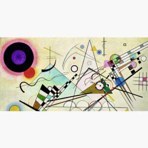 Αναπαραγωγές Ξένων Ζωγράφων σε καμβά - Wassily Kandinsky Composition VIII (detail)