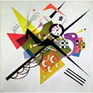 Αναπαραγωγές Ξένων Ζωγράφων σε καμβά - Wassily Kandinsky On White II