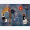 Αναπαραγωγές Ξένων Ζωγράφων σε καμβά – Wassily Kandinsky Round and Pointed