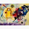 Αναπαραγωγές Ξένων Ζωγράφων σε καμβά – Wassily Kandinsky Yellow, Red & Blue