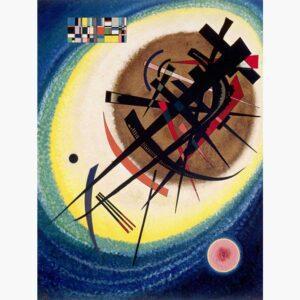 Αναπαραγωγές Ξένων Ζωγράφων σε καμβά - Wassily Kandinsky The Bright Oval