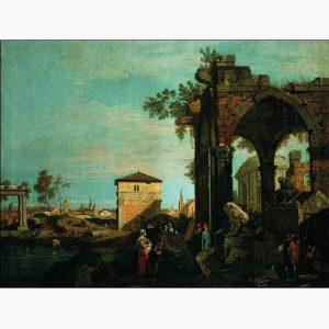 Αντίγραφα Ξένων Ζωγράφων - Canaletto - Paesaggio I