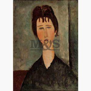 Αντίγραφα Ξένων Ζωγράφων - A. Modigliani - La fanciulla bruna