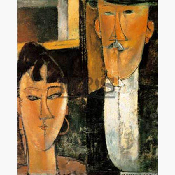 Αντίγραφα Ξένων Ζωγράφων - A. Modigliani - Gli Sposi