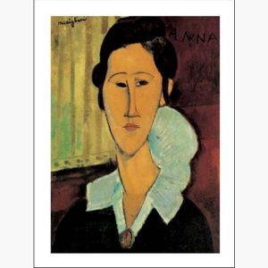 Αντίγραφα Ξένων Ζωγράφων - A. Modigliani - Ritratto di Hanka Zborowka