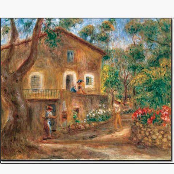 Αντίγραφα Ξένων Ζωγράφων - A. Renoir - la maison de colette a cagnes
