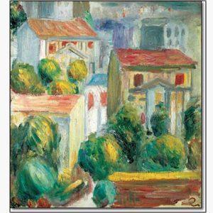 Αντίγραφα Ξένων Ζωγράφων - A. Renoir - maison a cagnes