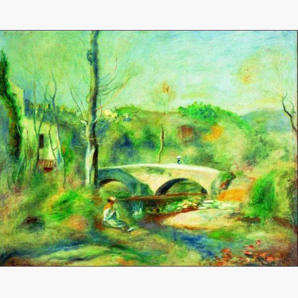 Αντίγραφα Ξένων Ζωγράφων - A. Renoir - paysage avec pont