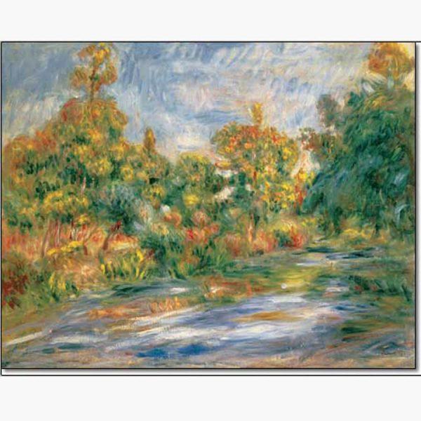 Αντίγραφα Ξένων Ζωγράφων - A. Renoir - paysage avec riviere