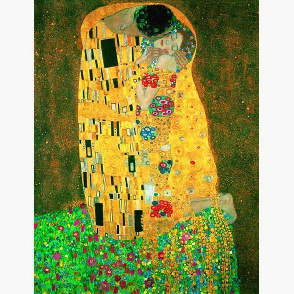 Αντίγραφα Ξένων Ζωγράφων - Gustav Klimt - Il Bacio (part)